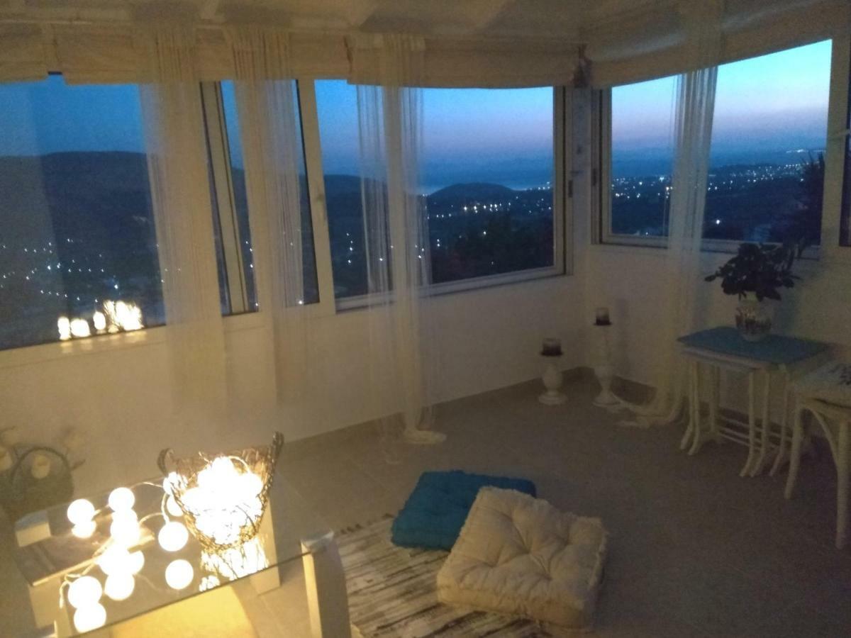 Outstanding Panoramic View, 10΄ Beach, 20΄ Airport Olimbos Buitenkant foto